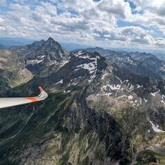 Flugwegposition um 13:33:38: Aufgenommen in der Nähe von Schladming, Österreich in 2772 Meter